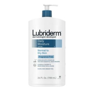 Lubriderm Daily Moisture Body Lotion, Fragrance-Free - 24 Oz
