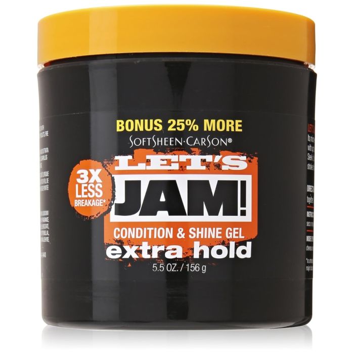SoftSheen-Carson Let's Jam! Shining and Conditioning Gel, Extra Hold - 5.5 Oz