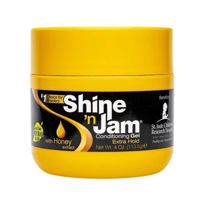 Ampro Shine-N-Jam Extra Hold Conditioning Gel - 4 Oz