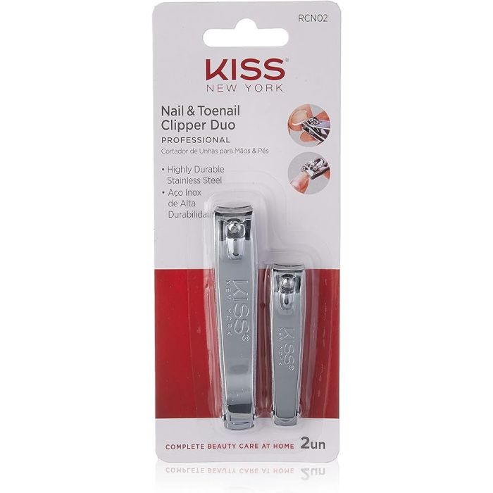 Kiss Nail & Toenail Clipper Set - Silver