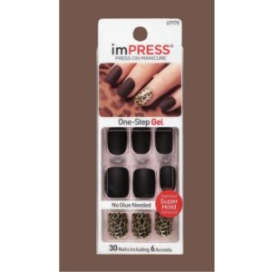 ImPRESS Press-on Manicure One-Stop Gel Nails BIPA110- Claim To Fame