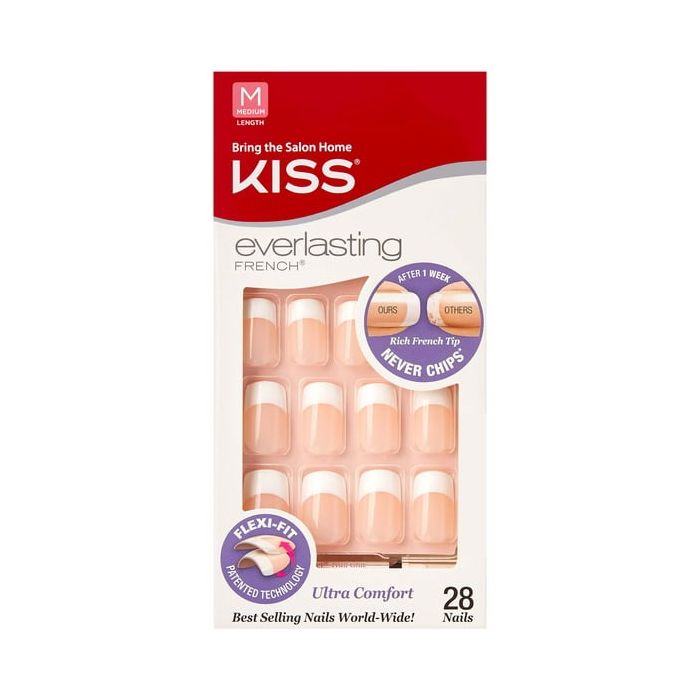 KISS Everlasting French Nail Kit Medium Unlimited
