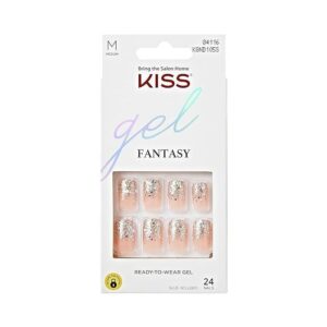 Kiss Gel Fantasy Nail KiT Medium Length KG01
