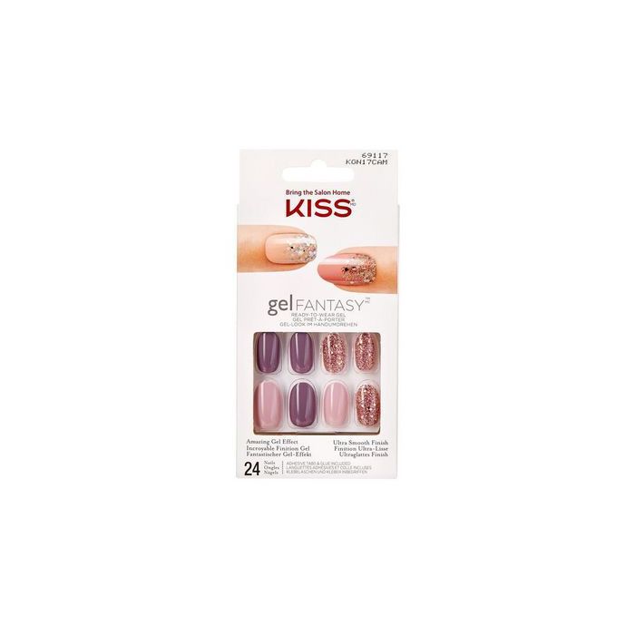 Kiss Gel fantasy Ready to wear Short length nails