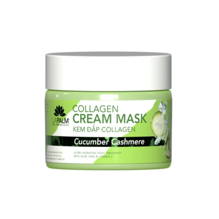 La Palm Collagen Cream Mask Cucumber Cashmere - 12 Oz