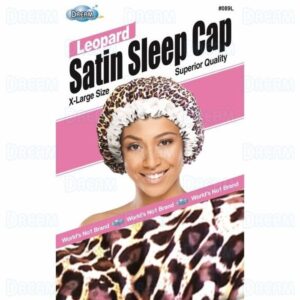 Dream Women-Satin Sleep Cap Leopard