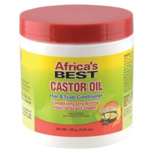 Africa's Best Castor Oil Hair & Scalp Conditioner - 5.25 Oz
