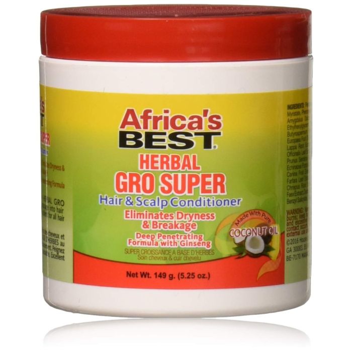 Africa's Best Herbal Gro Super Hair and Scalp Conditioner - 5.25 Oz