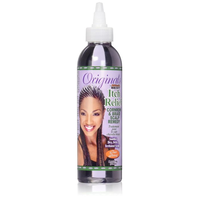 Africa's Best Organics Itch Relief Cornrow & Braid Scalp Remedy - 6 Oz