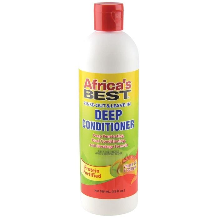 Africa's Best Rinse-Out & Leave-in Deep Conditioner - 12 Oz