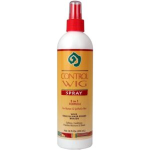 African Essence Wig Control 3-in-1 Formula Spray - 12 Oz