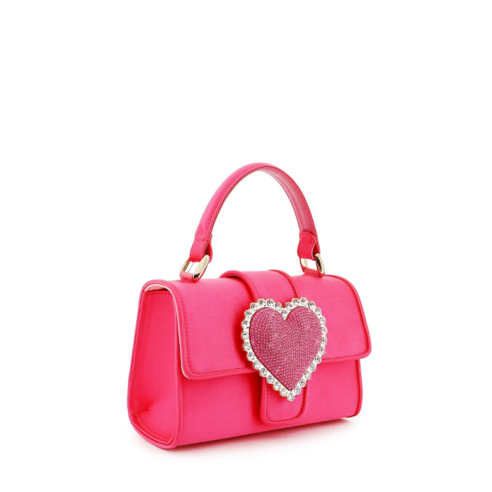 Sophia Webster Amora Shoulder Bag -Black Satin (Hand Bag)