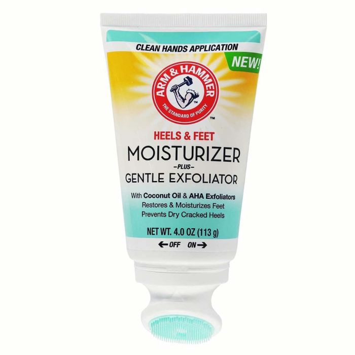 Arm & Hammer Heels & Feet Moisturizer Gentle Exfoliator - 4 Oz