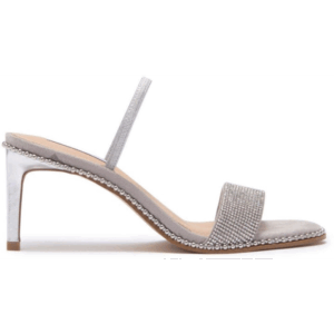 Steve Madden Jannis Rhinestone Embellished Sandals (Size 42)