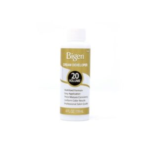 Bigen Cream Developer 20 Volume for Hair - 4 Oz