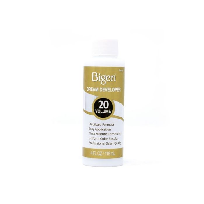Bigen Cream Developer 20 Volume for Hair - 4 Oz