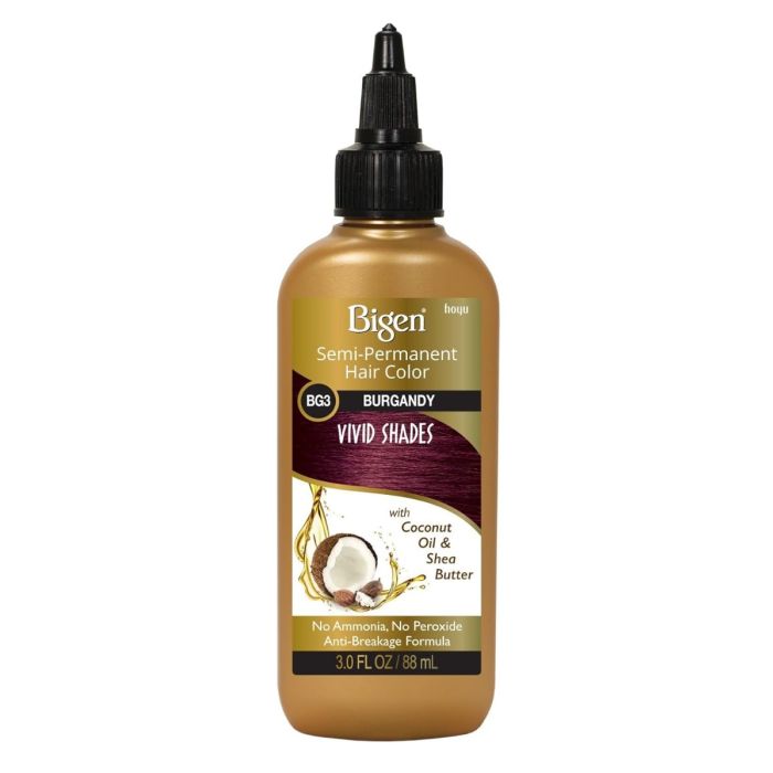 Bigen Vivid Shades Semi-permanent Hair Color-BG3 Burgundy