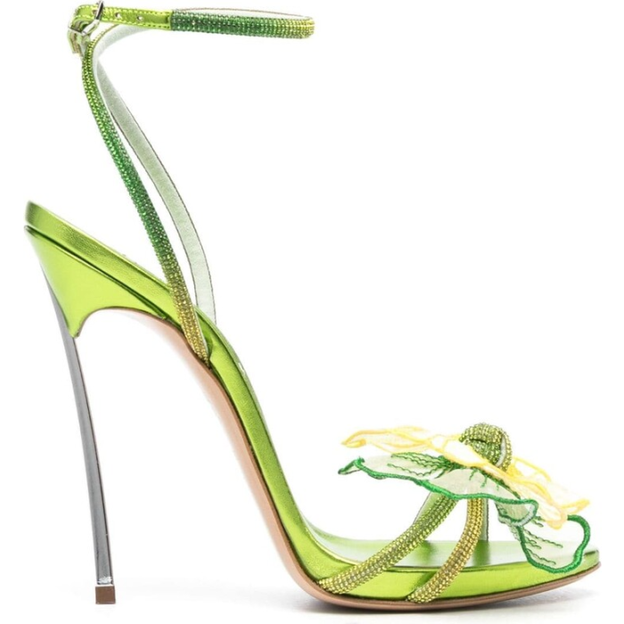 Casadei Blade Belly Epoque 120mm Sandals (Size 38)