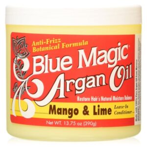 Blue Magic Argan Oil Mango and Lime Leave-in Hair Conditioner -13.75 Oz