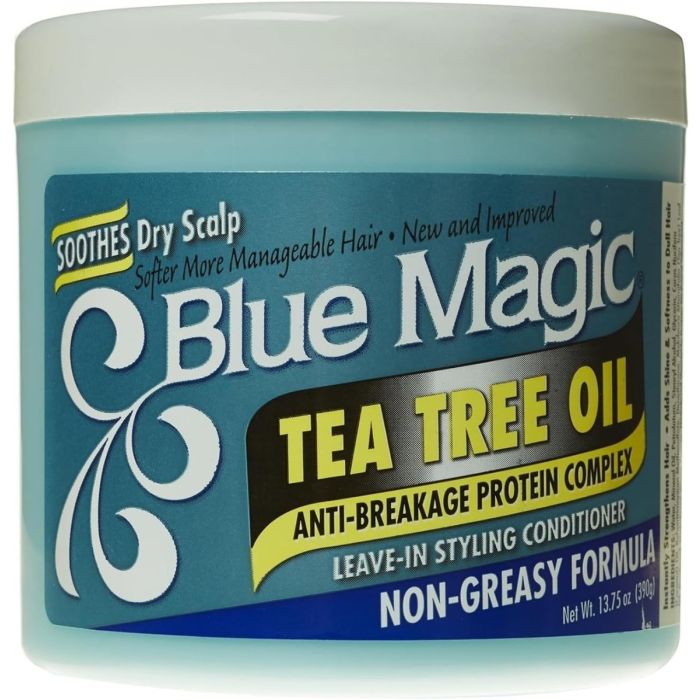 Blue Magic Tea Tree Oil Leave-in Hair Styling Conditioner -13.75 Oz
