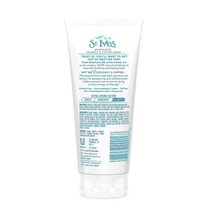 St. Ives Energizing Coconut & Coffee Face Scrub - 6 Oz - Image 2