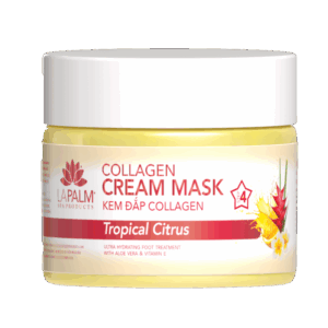 La Palm Collagen Cream Mask Tropical Citrus - 12 Oz