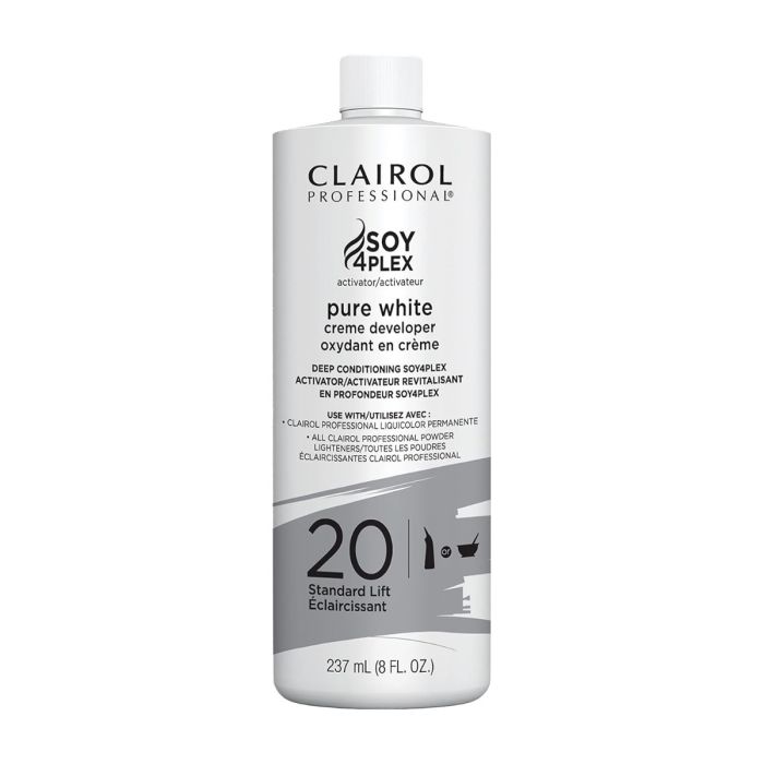 Clairol Professional Clairoxide Pure White Creme Developer, 20 Volume - 8 Oz