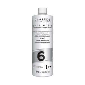 Clairol Professional Pure White Creme Gentle Lift Developer, 6 Volume - 16 Oz