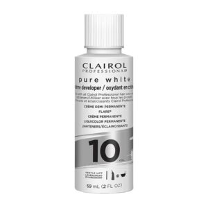Clairol Professional Pure White Creme Gentle Lift Developer, 10 Volume - 2 Oz