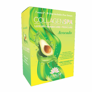 La Palm Collagen SPA Luxury Manicure & Pedicure Avocado Kit (10 Steps)