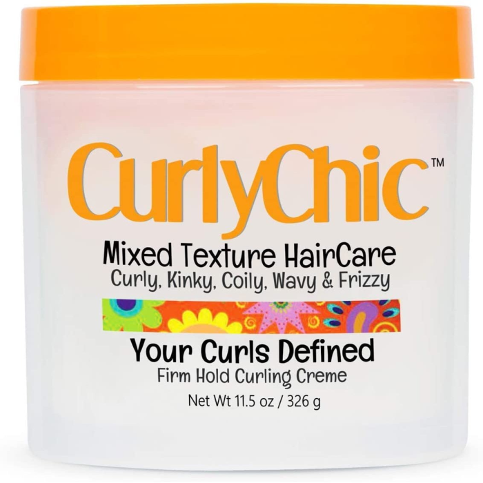 Curly Chic Your Curls Defined Curling Creme/Firm Hold - 11.5 Oz