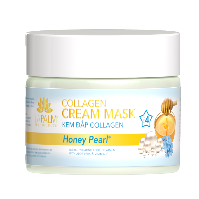 La Palm Collagen Cream Mask Honey Pearl - 12 Oz