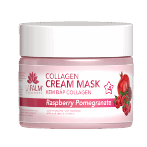 La Palm Collagen Cream Mask Raspberry Pomegranate - 12 Oz