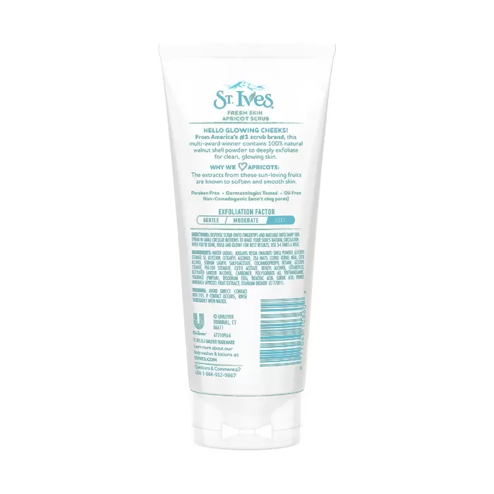 St. Ives Fresh Skin Apricot Face Scrub - 6 Oz - Image 2