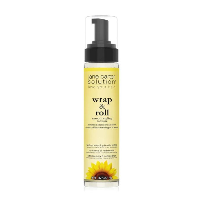 Jane Carter Wrap & Roll Smooth Styling Mousse - 8 Oz