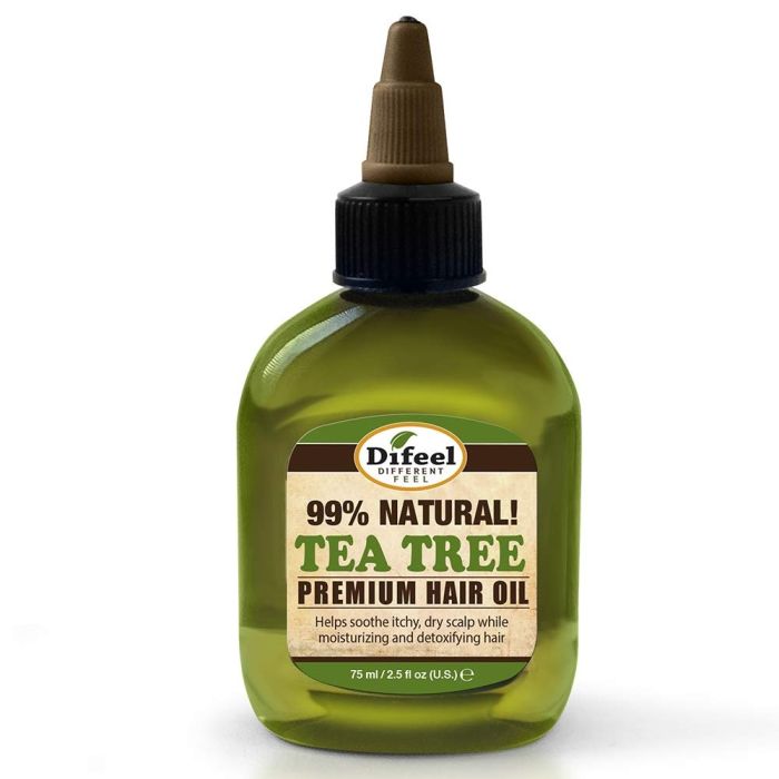 Difeel Premium Hair Oil, Tea Tree - 2.5 Oz