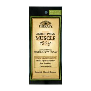Village Naturals Therapy Aches + Pains Cold & Allergy Relief Mineral Bath Soak - 2 Oz