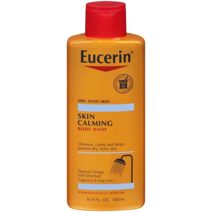 Eucerin Skin Calming Body Wash Gentle Cleansing Body Wash - 16.9 Oz