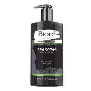 Biore Mens Charcoal Face Wash - 6.77 Oz