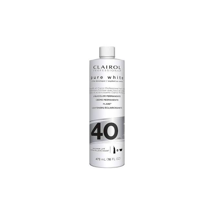 Clairol Professional Pure White DEVELOPER 40 VOLUME Creme 16oz