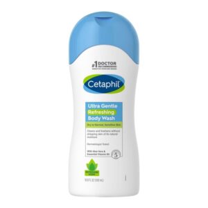 Cetaphil Ultra Gentle Body Wash, Refreshing Scent - 16.9 Oz