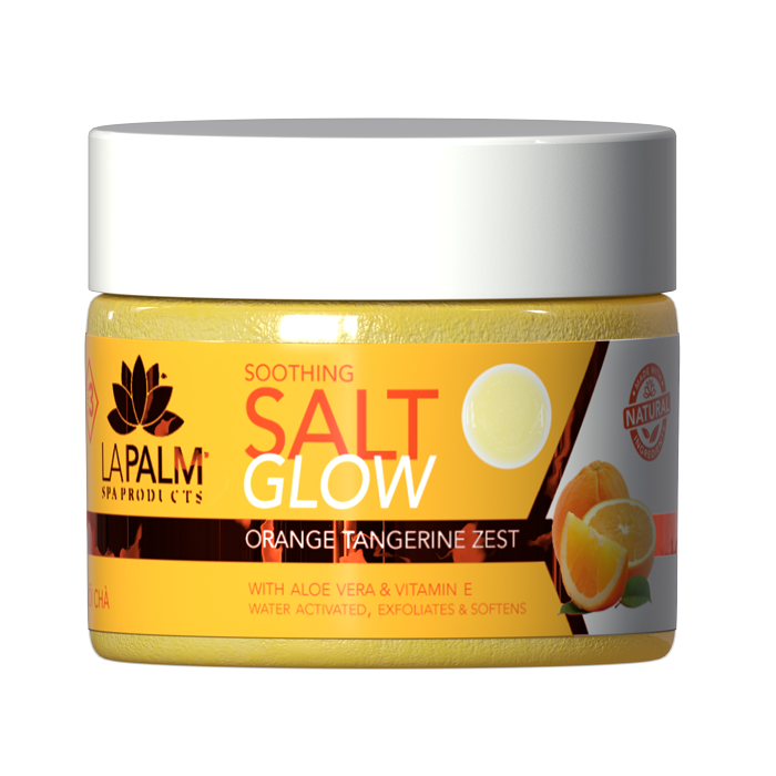 La Palm Soothing Salt Glow Orange Tangerine Zest - 12 Oz
