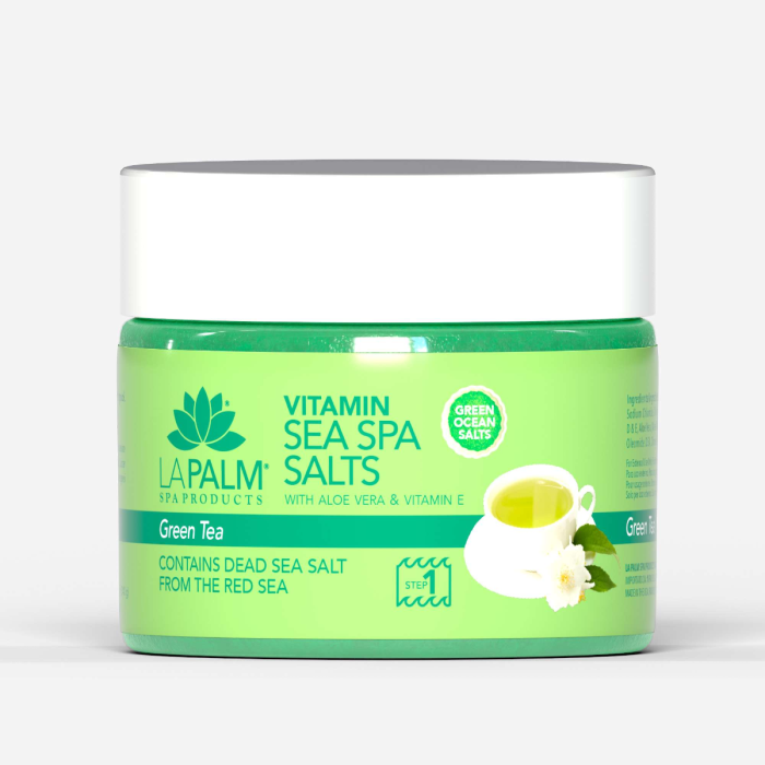 La Palm Vitamin Sea SPA Salts Green Tea - 12 Oz
