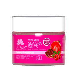 La Palm Vitamin Sea SPA Salts Raspberry Pomegranate - 12 Oz