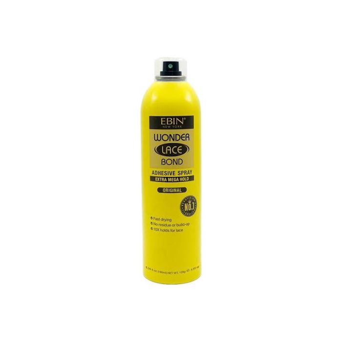 EBIN WONDER LACE BOND WIG ADHESIVE SPRAY - ORIGINAL 6.08 Oz