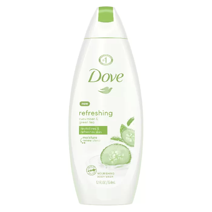 Dove Refreshing Cucumber & Green Tea Nourishing Body Wash - 12 Oz