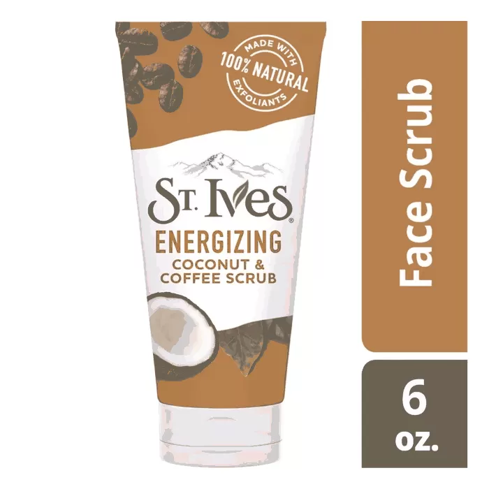 St. Ives Energizing Coconut & Coffee Face Scrub - 6 Oz