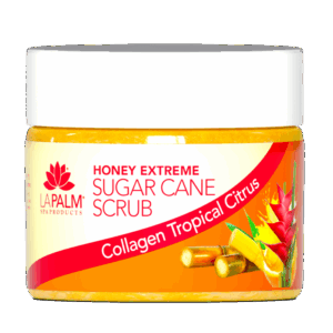 La Palm Honey Extreme Sugar Cane Scrub Collagen Tropical Citrus - 12 Oz