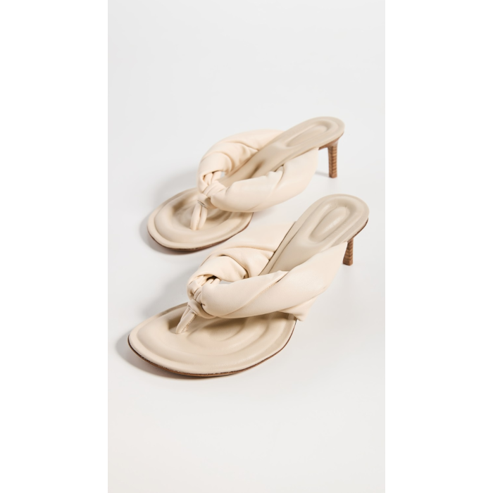 Jacquemus Les Sandales Mari Puffy Thong Offwhite Size 40