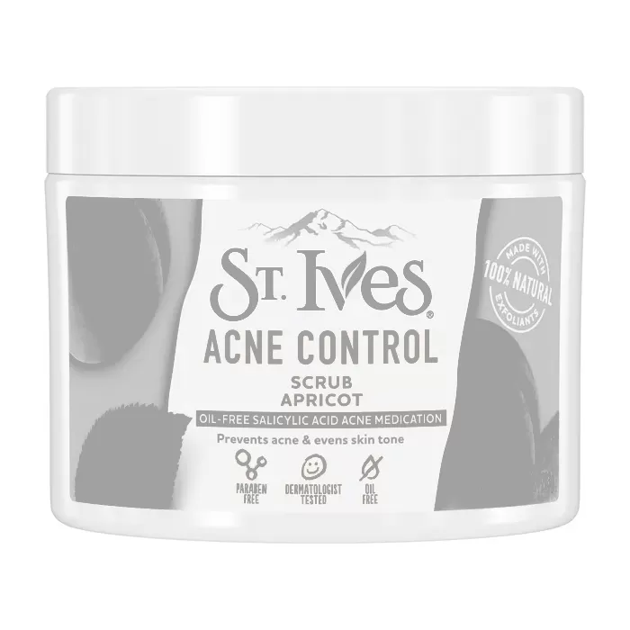 St. Ives Acne Control Apricot Face Scrub - 10 Oz